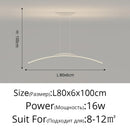 GobekUsa LED Ceiling Pendant Lamp: Minimalist Chandelier, Height Adjustable, Home Decor Solution