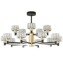 GobekUsa Crystal Chandelier Modern Luxury Light for Living Hall Dining Bedroom