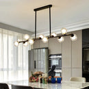 GobekUsa Gold Glass Ball LED Pendant Light 11 Heads Kitchen Dining Room Suspension