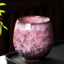GobekUsa Chinese Kiln Ceramic Coffee Cup Set, 250ml, Elegant Kung Fu Teacup Pottery Handmade