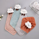 GobekUsa Cloudy Day Hand Towel - Antibacterial Bamboo Charcoal Fiber Kitchen & Bath Soft Towel