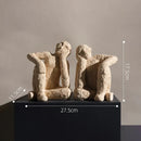 GobekUsa Abstract Resin Figurine Sculpture Handicrafts Decorative Ornaments
