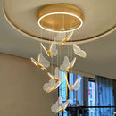 GobekUsa Butterfly LED Chandelier for Villa Duplex Living Room Decoration
