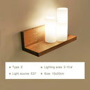 GobekUsa LED Wooden Wall Lamp for Modern Bedroom Decor