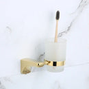 GobekUsa Gold Bathroom Hardware Set: Towel Rack, Shelf, Paper Holder, Towel Holder, Toilet Brush Holder