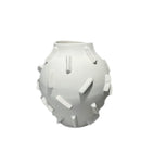 GobekUsa Geometric Block Ceramic Vase - Abstract Floral Arrangement - Home Decor Handicraft