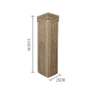GobekUsa Chinese Antique Coin Stake Display Column for Garden and Living Room Décor