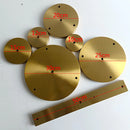 GobekUsa Brass Ceiling Plate Iron Pendant Lamp Bases - DIY Round Chassis Kit