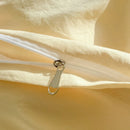 GobekUsa Fresh Bubble Yarn Fabric Bedding Set - Soft, Breathable Duvet Cover with Sheet