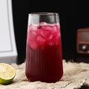 GobekUsa Glass Cup Set with Lid and Straw for Tea Coffee Juice Beer Milk Mocha