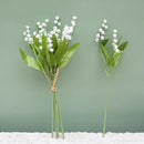 GobekUsa Bellflower Artificial Flowers Handmade Home Wedding Decoration Bouquet