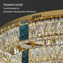 GobekUsa Crystal LED Ceiling Lamp: Modern Stainless Steel Chandelier for Living Room, Bedroom & Kitchen.