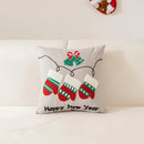 GobekUsa Embroidered Christmas Pillow Cases for Festive Decor