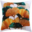 GobekUsa Blue Floral Cushion Cover 45x45cm for Modern Home Decor & Office Sofa