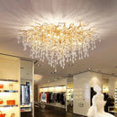 GobekUsa Golden Chandelier Modern Luxury LED Glossy Ceiling Lamp