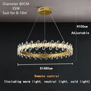 GobekUsa Crystal LED Chandelier for Luxury Lighting in Living Kitchen Room