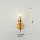 GobekUsa Gold Metal Glass LED Pendant Lights Chain Hanging Lamp