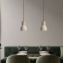 GobekUsa Cement Concrete Bedside Pendant Lamp for Minimalist Bedroom