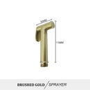 GobekUsa Brass Bidet Spray Kit with Portable Valve for Bathroom Anus Shower