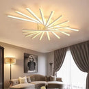 GobekUsa LED Chandelier Fan Lampshade for Living Room Bedroom Dining Study Aluminum Ceiling Lamp