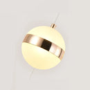 GobekUsa Gold Acrylic Chandelier - Modern Staircase LED Lighting