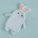 GobekUsa Cartoon Rabbit Hand Towel: Kids Coral Velvet Quick Dry Microfiber Towel
