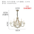 GobekUsa Crystal Chandelier: Luxe Nordic Bedroom Living Room Pendant Light