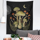 GobekUsa Botanical Mushroom Moom Tapestry Wall Hanging for Boho Living Room Decor