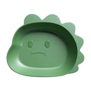 GobekUsa Bear Shape Fruit Plate Kitchen Tableware Desktop Trash Tray Cute Cartoon Snack Dish