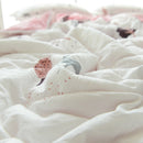 GobekUsa Cartoon Print Quilted Double Blanket for Queen Size Bed