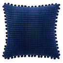 GobekUsa Houndstooth Cushion Cover 30x50cm Black and White Bow Waist Pillow Case