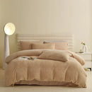 GobekUsa 2024 Winter Fleece Bedding Set King Queen Twin Double Duvet Cover Kit