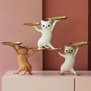 GobekUsa Cat Resin Tray: Chic Home & Office Decor Accessory