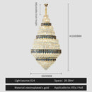 GobekUsa Crystal Headlight Luxury Lighting for Villa, Hotel, and Restaurant