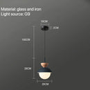 GobekUsa Glass Ball Pendant Lamp: Modern Nordic Light Fixture for Home Decor, Kitchen, Dining, Bedroom