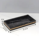 GobekUsa Black Marble Bathroom Accessories Set