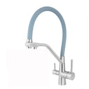 GobekUsa Gun Gray Kitchen Faucet Drinking Pure Water Tap Hot Cold Dual Handle