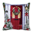 GobekUsa Christmas Short Plush Pillowcase 45x45cm Home Decor