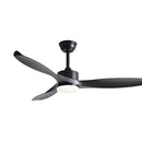 GobekUsa 52" Pure Copper DC Ceiling Fan with Remote Control, ABS Blades, 35W LED Light