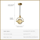 GobekUsa Crystal LED Pendant Lights for Home Decor Lighting