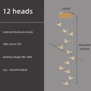 GobekUsa Butterfly Chandelier Staircase Suspended Loft Pendant Light for Living Room & Hallway