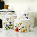 GobekUsa Large Silicone Sealed Flower Storage Jar, Nut & Tea Caddy, Snack Can, Sugar & Spice Canister
