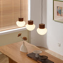 GobekUsa Hemp Rope LED Pendant Light - Nordic Glass Hanging Lamp for Home Decor