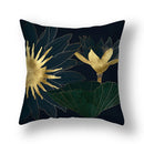 GobekUsa Ginkgo Leaves Print Sofa Pillowcase 45x45cm Modern Nordic Chair Cushion Cover