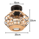 GobekUsa Hemp Rope Ceiling Chandelier for Bedroom Living Room Kitchen LED