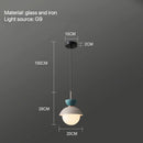 GobekUsa Glass Ball Pendant Lamp: Modern Nordic Light Fixture for Home Decor, Kitchen, Dining, Bedroom