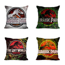 GobekUsa Jurassic Park Dinosaur Pillowcase Cover for Living Room Sofa and Chair