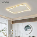 GobekUsa Golden LED Ceiling Chandelier: Modern Simplicity for Living, Dining, and Bedrooms