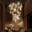 GobekUsa LED Ceiling Chandelier Stairs Pendant Lamp Modern Novelty Lighting Living Room Dining Room