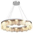 GobekUsa Glass Chandelier LED Ceiling Lamp | Modern Metal Art | Indoor Living Room Kitchen Decoration